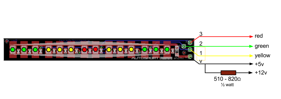 Sequential shift light - Autosport Labs