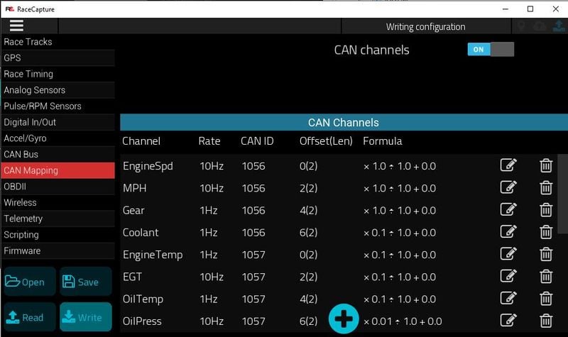 AIM Integration CAN Mapping - Autosport Labs