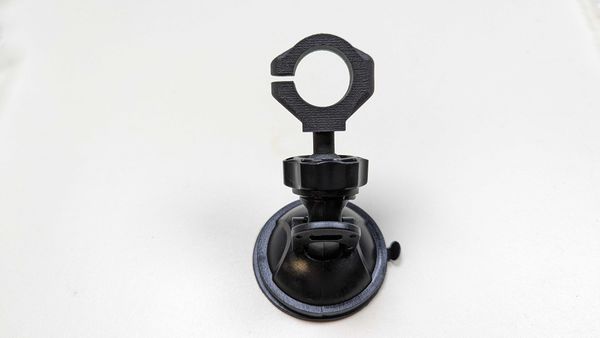 RaceCapture video+data livestreaming gopro camera mount clamp ball and socket mount assembled.jpg