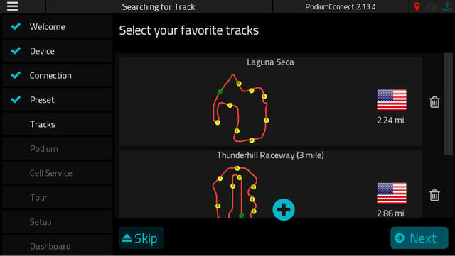RaceCapture app select favorite tracks.jpg